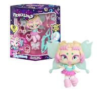Goliath - Fiercelings Dolly Whimsy - Poupée à Personnaliser + Porte-clés - Ailes à Styliser, 10 Boucles d’Oreilles + Strass - Applicateur + Support Poupée - Accessoires Mix & Match - Dès 6 Ans