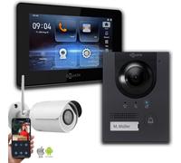 Goliath IP hybride interphone vidéo avec caméra Caméra IP 7 pouces Anthracite : Boîte d'encastrement : 7 pouces en noir : 1 Nombre de moniteur : 1 Sélection de moniteur : 7 pouces en noir Sonnette de