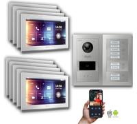 Goliath IP portier vidéo : 10 pouces 9 maison familiale, RFID, affichage, argent : 10 pouces en noir : Boîte de montage en surface Sélection du moniteur : 10 pouces en noir Boîte de montage de la sonn