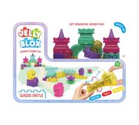 Goliath - Jelly BLOX - Château Princesse 45 Pièces - Blocs de Construction Squishy Sensoriels - 2 Princesses + Chevalier + Cheval - 100% sans Bobos - Jeux de Construction pour Enfants dès 2 Ans