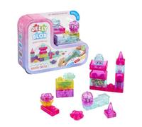Goliath - Jelly BLOX - Squish Castle 18 Pièces - Blocs de Construction Sensoriels pour Château - Tours + 2 Personnages - Blocs Squishy & Souples - Jeux de Construction pour Enfants dès 2 Ans