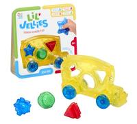 Goliath - Lil' Jellies Jelly Bus - Jouet d'Éveil à Roulettes Bébé 6+ Mois | Formes à Insérer, Matières Squishy à Toucher - Bus Sensoriel pour Découvrir les Formes, Manipuler et Développer la Motricité