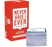 Goliath - Never Have I Ever - Gioco di Carte Party Game per Adult 17+ Anni | 550 Carte con Domande e Regole, Icebreaker Virale per Serate, Feste e Aperitivi, 4-12 Giocatori, Risate Assicurate
