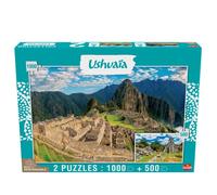 Goliath - Puzzle Adulte - Collection Ushuaïa - 2 Puzzles : Machu Picchu (Pérou - 1000 pièces) et Tikal (Guatemala - 500 pièces)