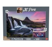 Goliath -Puzzle - Collection Jc Pieri - Kirkjuffellsfoss (Islande) Et Horseshoe Bend (USA) G