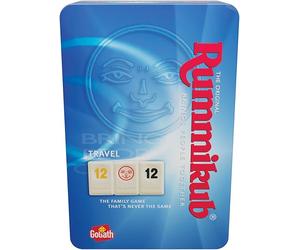 Goliath - Rummikub Original Boîte métallique - À partir de 6 ans | Jeu de tuiles numérotées à emporter absolument partout - idéal en train en avion ou en voiture - pour 2 à 4 participants