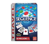 Goliath - Sequence Travel - Jeu de Stratégie Famille et Enfants dès 7 Ans - Alignez Une Séquence de 4 jetons - Idéal Format Compact Voyage - Jeu de Société Classique - De 2 à 12 Joueurs