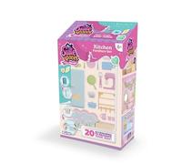 Goliath Suite Spaces - Ensemble de Cuisine | Votre Chambre, Vos règles ! Contient 20 Accessoires sur Le thème de la Cuisine | Chambres modulaires pour Maison de poupées avec Meubles et décoration