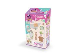 Goliath Suite Spaces - Ensemble de Salle de Bain | Your Room, Your Rules ! Contient 20 Accessoires sur Le thème de la Salle de Bain | Chambres de Maison de poupées modulaires avec mobilier et