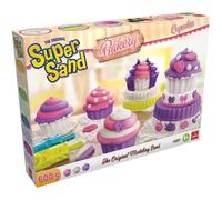 Goliath - Super Sand Cupcakes - Jeu de création - Sable à modeler - Moules à gâteaux ultra détaillés