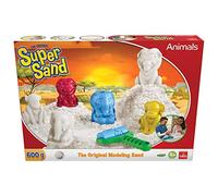 Goliath - Super Sand - Pack 3 en 1 - Sable Magique Avec Jouets Et Moules Animaux - Jeu de Sable comme de la Pâte à Modeler - Doux au Toucher - Ne Sèche Pas - Loisir Créatif pour Enfants - Dès 4 ans