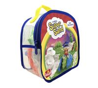 Goliath - Super Sand - Pack Sac-à-Dos Dinosaures Avec Sable Et Accessoires - Sable Magique Doux au Toucher - Ne Sèche Pas - Comme de la Pâte à Modeler - Loisirs Créatif Pour Enfants dès 3 Ans