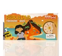 Goliath The Floor is Lava Treasure Race - Jeu de Sol géant pour Enfants | Comptage, motricité et Jeu imaginatif | Comprend Un Coffre au trésor pour Surprises et Prix
