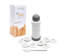 GOLIBER Churro Maker Machine - 8 Buses différentes pour Machine à Churros - Churreras Para Churros et Presse à Paille de Fromage - Embout de tuyauterie Churro à poignée Facile (Gris)