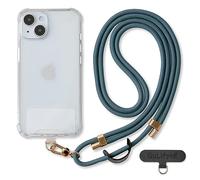 Golifyne Tour de Cou Telephone Universelle Cordon Telephone Collier Longe Réglable, Lanières de Téléphone en Bandoulière Portable avec 2 Patchs