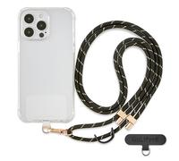 Golifyne Tour de Cou Telephone Universelle Cordon Telephone Collier Longe Réglable, Lanières de Téléphone en Bandoulière Portable avec 2 Patchs