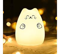 GoLine Veilleuse Enfants, Lampe Bureau, Cadeau Fille 10 Ans, Lampe LED Rechargeable, Petits Cadeaux Anniversaire Enfant, Lampe Veilleuse pour Enfant, Veilleuse Garcon, Lampe Chevet Tactile Fille.