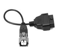 Goliton Adaptateur de câble de Diagnostic de Moto OBD2 OBDII 16 Broches à 3 Broches Compatible avec Yamaha Jet-Boat Mercury Marine