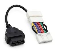 Goliton Adaptateur de câble de Diagnostic OBDII OBD2 26 Broches à 16 Broches Compatible avec Tesla Model 3/Y 2019-2021