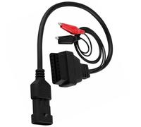 Goliton Adaptateur de Diagnostic de Connecteur OBD OBD2 16 Broches Compatible pour FIAT 3 broches