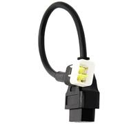 Goliton Adaptateur de Diagnostic OBDII OBDII 6 Broches à 16 Broches OBD2 Compatible avec la Moto Delphi