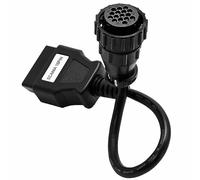 Goliton Câble 16 Broches vers OBD2 16 Broches Compatible avec les Outils de Diagnostic TCS pour Connecter les Camions Scania