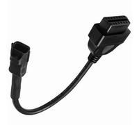 Goliton Câble Adaptateur de Diagnostic OBD2 OBDII 3 Broches à 16 Broches Compatible avec Moto KYMCO
