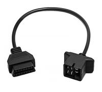 Goliton Câble Adaptateur OBD1 à 16 Broches OBD2 pour Scanner de Diagnostic Compatible avec Jeep/Dodge/Chrysler