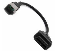 Goliton Câble adaptateur OBD2 OBDII 6 broches vers 16 broches compatible avec CAN-AM Moto ATV UTV véhicule tout-terrain