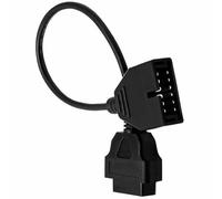 Goliton Câble adaptateur pour scanner de diagnostic OBD1 12 broches vers OBD2 16 broches compatible avec GM Daewoo