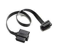 Goliton Câble de connexion compatible avec OBD II OBD2 16 broches répartiteur 1 x mâle et 2 x câble d'extension femelle