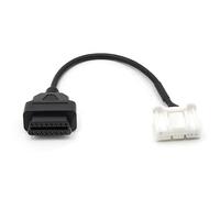 Goliton Câble de Diagnostic OBD2 OBDII Adaptateur 20 Broches vers 16 Broches Compatible avec Tesla Model X/S après 2015