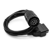 Goliton Câble Moto de Diagnostic OBD 10 Broches à 16 Broches Compatible avec BMW ICOM ou BMW ICOM A2 A3