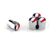 Goliton® Capuchons de valve de pneu en métal avec drapeau britannique