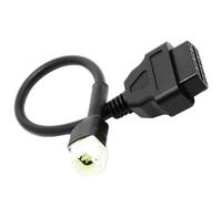 Goliton OBD2 OBDII Adaptateur de câble de Diagnostic à Prise à 4 Broches Compatible avec la Moto Honda