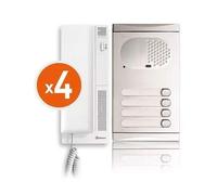 golmar 4140/AL - kit audio Uminio 4 logements