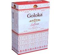 Goloka Boîte de bâtonnets d'encens Safran 15 g