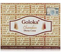 Goloka Chandan Lot de cônes d'encens