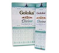 Goloka Divine Bâtons d'encens 15 g- Pack de 12