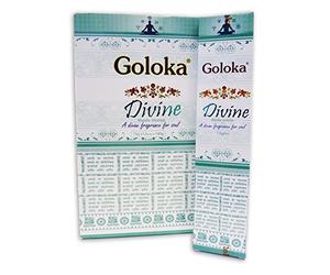 Goloka Divine Bâtons d'encens 15 g- Pack de 12