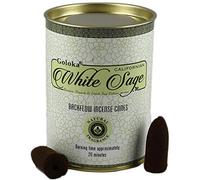 Goloka Encens Backflow Cônes - White Sage - Sauge Blanche
