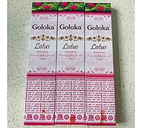 Goloka Encens Lotus - Lot de 3 à 15 g chacun