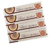 Goloka Forest Chandan Lot de 4 paquets de bâtons d'encens Essence ayurvédique 15 g