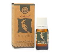 Goloka Huile essentielle - Huile parfumée 100 % naturelle pour aromathérapie, diffuseur de parfum, diffuseur, humidificateur, bougies parfumées et savons (10 ml, eucalyptus)