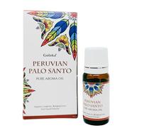 Goloka Huile parfumée - Parfums naturels indiens pour aromathérapie, parfum d'intérieur, diffuseur, lampe parfumée (10 ml, Péruvian Palo Santo)