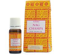 Goloka Nag Champa Fragrance Oil,Natural Scents For Aromatherapy Room Fragrance Diffuser Lamp