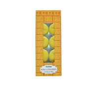 GOLOKA Nag Champa Lot de 10 bougies chauffe-plat