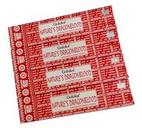 Goloka Nature's DragonBlood Lot de 4 paquets de bâtons d'encens 15 g