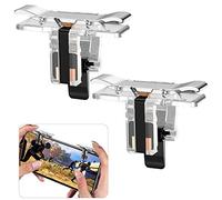 GOLRISEN Manette PUBG Mobile Gâchettes Smartphone L1R1 Gâchette Téléphone Tir et Vise pour PUBG Mobile Call Of Duty Compatible avec Tous les Modèles et Marques de Téléphones Mobiles de Android et iOS