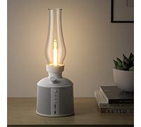 GOLUMUP Enceinte Bluetooth Lumineuse, 2700K Lampe Bluetooth Enceinte avec Gradation de Infinie, Sortie Audio 10W, Autonomie jusqu'à 24 Heures, IPX4 Adapté à Une Utilisation Intérieure et Extérieure